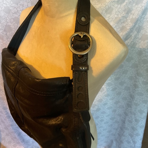 Lucky Brand Black Shoulder Bag Structured Design - Picture 6 of 11